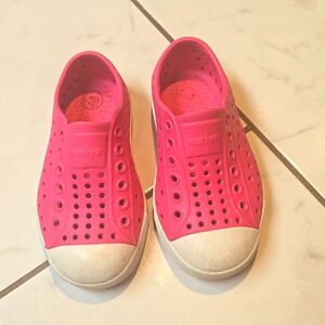 Hot Pink BRIGHT Girls Toddler Native Shoes C7
